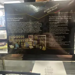 Pokemon Center Exclusive Crown Zenith ETB Elite Trainer Box Plus HAS TEARS - Image 2