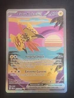 Tapu Koko ex 247/182 Special Illustration Rare - Pokemon Paradox Rift SV04 - Image 1
