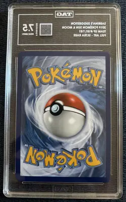 Pokemon TCG Sun & Moon Sabrina's Suggestion Ultra Rare Full Art 181/181 TAG 7.5 - Image 2