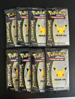 SEALED - Set of 8 Packs Pokemon Celebrations 25th Anniversary Edition - Image 1
