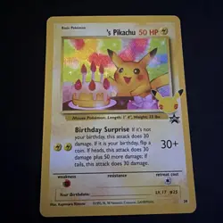 Pokemon Pikachu TCG 25th Birthday Celebration Edition - Image 1
