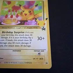 Pokemon Pikachu TCG 25th Birthday Celebration Edition - Image 3