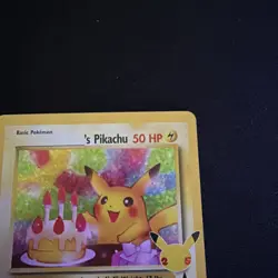Pokemon Pikachu TCG 25th Birthday Celebration Edition - Image 4