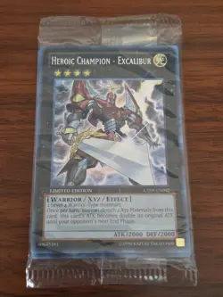 Yugioh Heroic Champion Excalibur CT09-EN002 Promo Pack Limited Edition NM Sealed - Image 1
