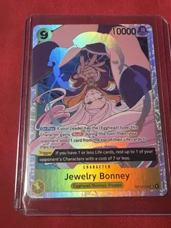 Bandai One Piece CCG Jewelry Bonney SR OP13-108 Holo Eng 9 10000 - Image 1