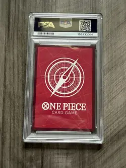 Bandai One Piece Monkey D. Luffy OP05-060 Leader Foil Alternate Art PSA 10 - Image 2