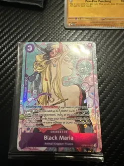 One Piece TCG Black Maria OP08-074 Illustration Box Vol.2 Promo SEALED Foil - Image 1