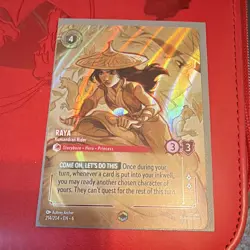 Disney Lorcana TCG Rise of the Floodborn Raya Kumandran Rider 214/204 EN - Image 1