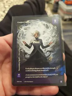 Wonders of The First Conjure Lightcards Epic Rare Call Of The Stones - Image 1