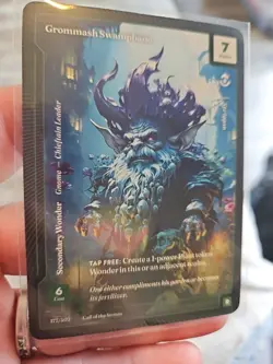 Wonders of The First Grommash Swampbane Rare 177/402 Call Of The Stones - Image 4