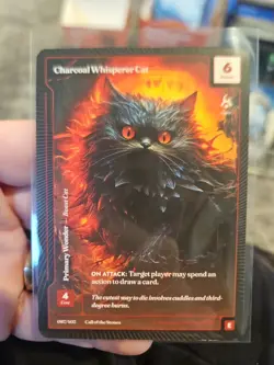 Wonders of The First Charcoal Whisperer Cat Epic Rare Call Of The Stones - Image 1