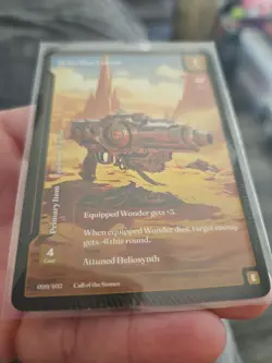 Wonders of The First Helios Heat Cannon Epic Rare Call Of The Stones - Image 3