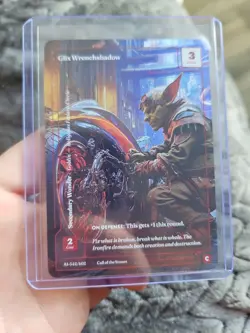 Glix Wrenchshadow (Alt Art) Formless Foil - A1-342 Wonders of The First (COTS) - Image 1
