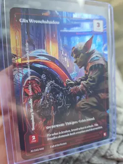 Glix Wrenchshadow (Alt Art) Formless Foil - A1-342 Wonders of The First (COTS) - Image 2