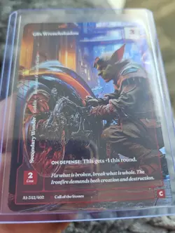 Glix Wrenchshadow (Alt Art) Formless Foil - A1-342 Wonders of The First (COTS) - Image 3