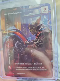 Glix Wrenchshadow (Alt Art) Formless Foil - A1-342 Wonders of The First (COTS) - Image 4