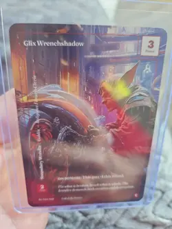 Glix Wrenchshadow (Alt Art) Formless Foil - A1-342 Wonders of The First (COTS) - Image 5