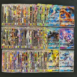 100 GX RR Holo Full Arts Lot Set Pokemon Japanese Cards W371 - Image 1