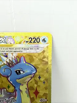 Pokemon Lapras ex 164 SVP Black Star Promo Full Art Holo EX Card - Image 3