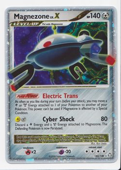 Magnezone LV.X 142/146 Legends Awakened Holo Pokemon Card Near Mint NM Raw - Image 1