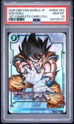 PSA 10 - Son Goku FB05-053 1st Card Coll JPN Fusion World x741 - Dragon Ball - Image 1