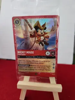 Mickey Mouse - Pirate Captain 18 Disney Lorcana Promo Cards Holo Sealed - Image 1