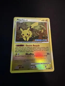 Pikachu Mysterious Treasures Reverse Holo Stamped Card #94/123 - Image 1