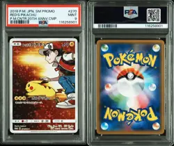 PSA 9 Red's Pikachu 270/SM-P Pokemon Center 20th Anniversary Campaign Japanese - Image 3