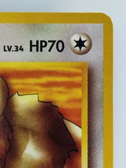 Blaine's Tauros Japanese Pokemon Card Nintendo No.128 LV.34 HP70 Free Shipping - Image 3