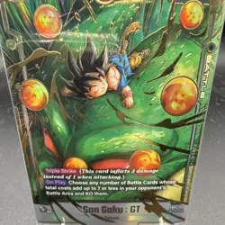 Bandai Dragon Ball Super Card Game Son Goku: GT FB07-122 B4 Foil EN Sleepy Goku - Image 4