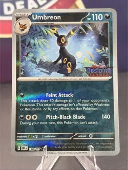Umbreon (Obsidian Flames Stamped) 130/197 Miscellaneous Cards & Products Reverse - Image 1