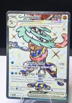 Greninja ex 198/167 Ultra Rare Full Art Holo Pokemon Card Twilight Masquerade - Image 1