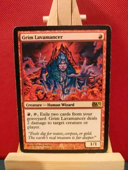Grim Lavamancer - Magic 2012 (M12) - Rare - Excellent/LP - MTG - Image 1
