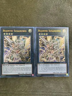 X2 YuGiOh Bujintei Susanowo JOTL-EN057 1st Edition Ultimate Rare LP/NM - Image 1