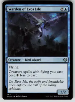 Warden of Evos Isle Normal U Starter Commander Decks 63 NM - Image 1