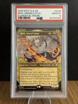 2025 MTG Avatar Iron Grand Lotus Elemental Frame 0349 PSA10 - Image 1