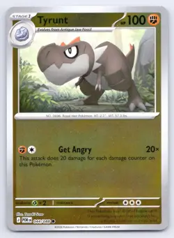 Pokemon Tyrunt Perfect Order ME03 C REVERSE HOLO 044/088 NM - Image 1