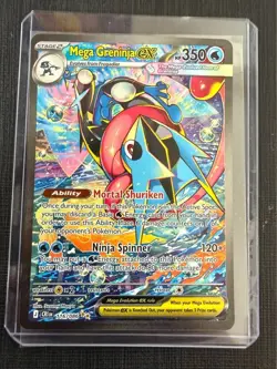 Mega Greninja ex SIR 116/086 Chaos Rising Special Illustration Rare Pokemon TCG - Image 1