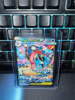 Mega Greninja ex SIR 116/086 Chaos Rising Special Illustration Rare Pokemon TCG - Image 4