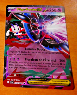 POKEMON CARD RARE HOLO CARTE MEGA FLOETTE EX 035/086 CRI FR ME04 MINT 2026 - Image 1