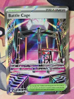 Battle Cage 116/094 Pokemon TCG Phantasmal Flames Ultra Rare Trainer - Image 1