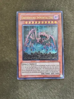 YUGIOH EARTHBOUND IMMORTAL URU SOVR-EN025 ULTIMATE NM - Image 1