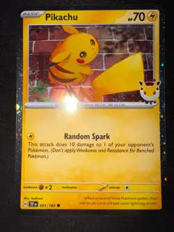 Pokemon - Pikachu 051/162 - TEF Promo Pokemon Day 2026 30th Anniversary - ENG - Image 2