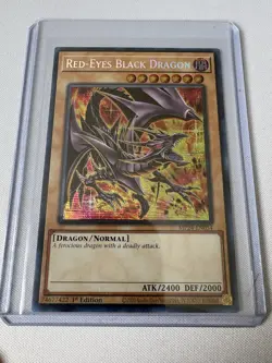 *** RED-EYES BLACK DRAGON *** PRISMATIC SECRET RARE MP24-EN054 (MINT) YUGIOH! - Image 1