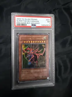 Slifer The Sky Dragon GBI-001 Ultra Rare PSA 7 - Image 1
