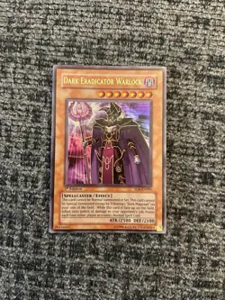 Yu-Gi-Oh! TCG Dark Eradicator Warlock Holo Ultra Rare 1st Edition - Image 1