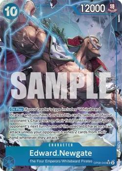Edward.Newgate Parallel SR Two Legends OP08 043 NM - Image 1