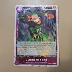 One Piece Vinsmoke Yonji Jolly Roger Holo NM OP06-067 Wings of the Captain TCG - Image 1