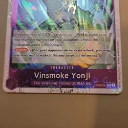 One Piece Vinsmoke Yonji Jolly Roger Holo NM OP06-067 Wings of the Captain TCG - Image 4