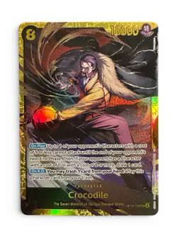 Crocodile SEC OP14-120 The Azure Sea's Seven, One Piece - English NM - Image 2